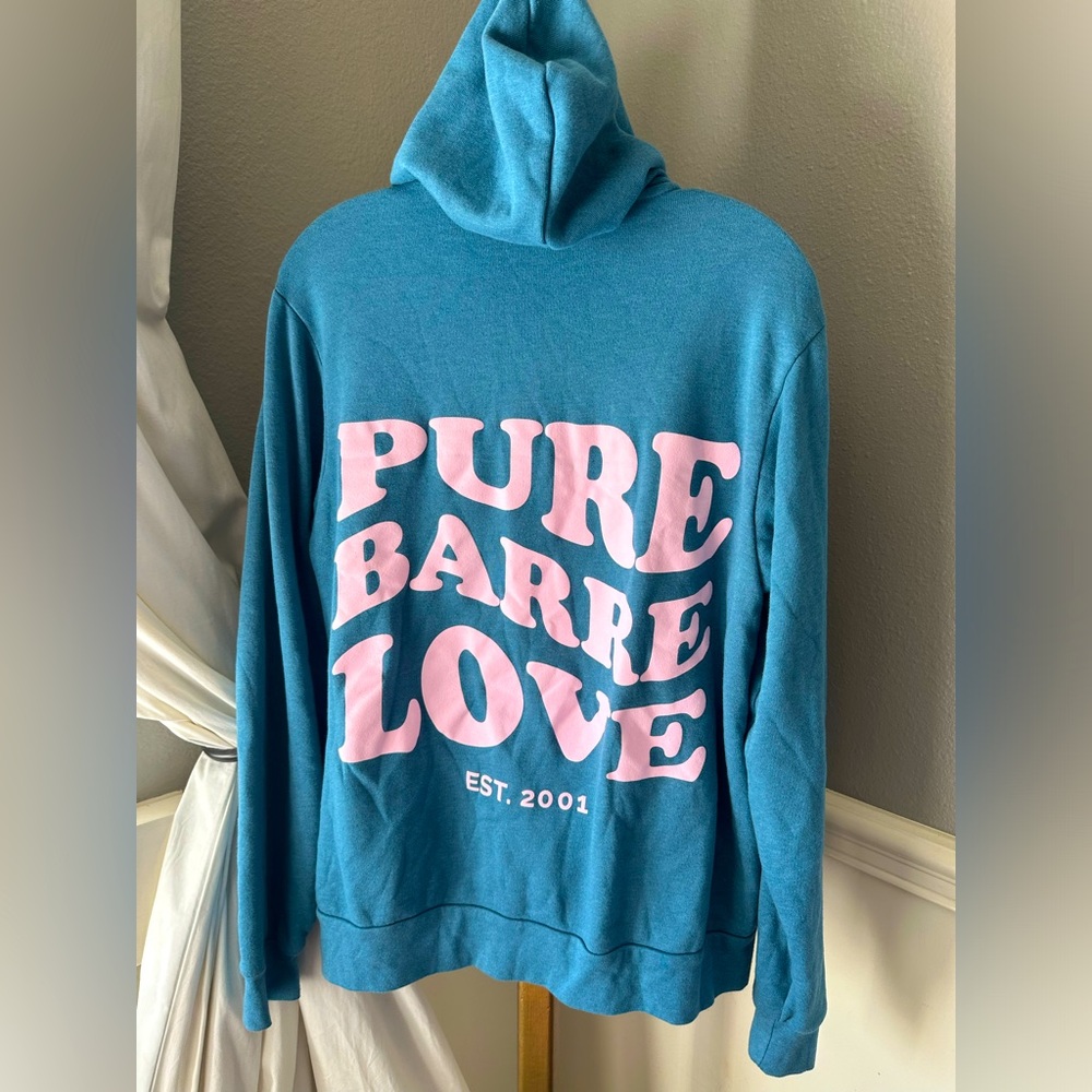 Pure Barre Love Zip-Up Hoodie